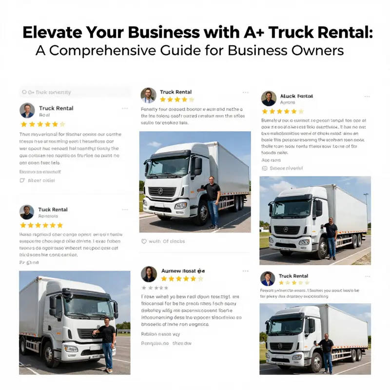Overview of A+ Truck Rental’s vibrant service locations and the variety of rental services offered.