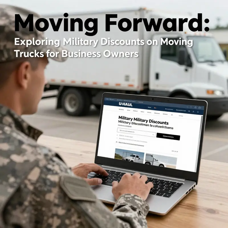 An overview of military discounts on moving trucks highlighting available offers.