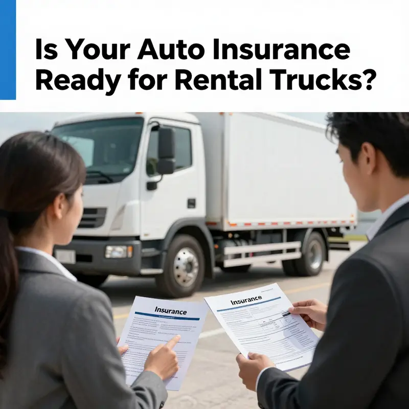 A business owner considers the implications of rental truck insurance on their policy.