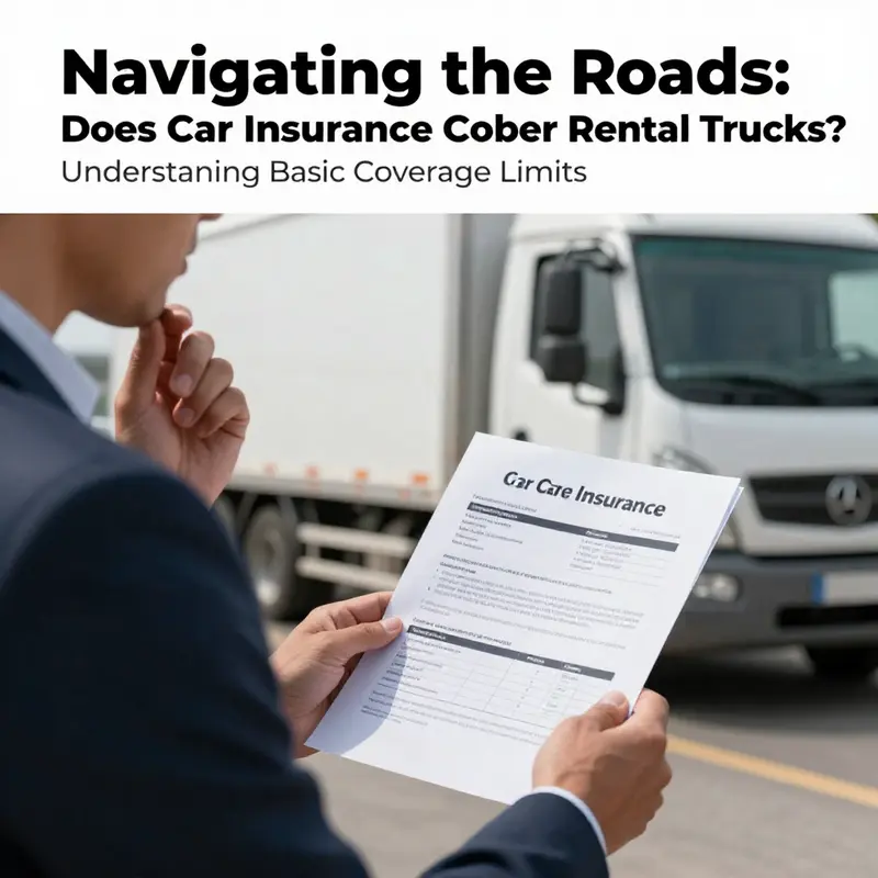 Understanding the nuances of car insurance coverage for rental trucks.