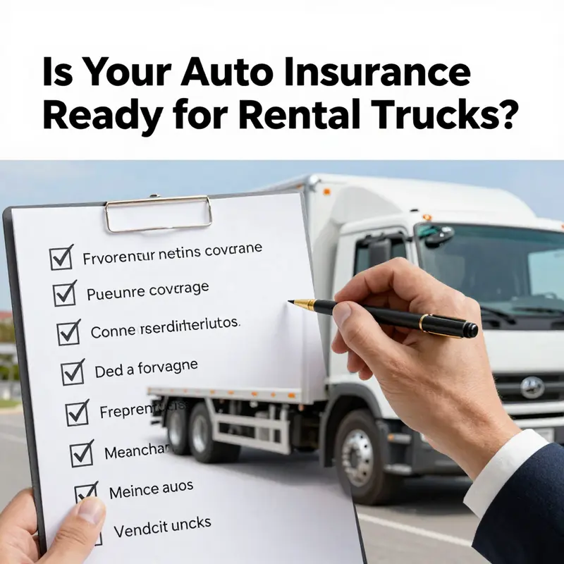 A business owner considers the implications of rental truck insurance on their policy.