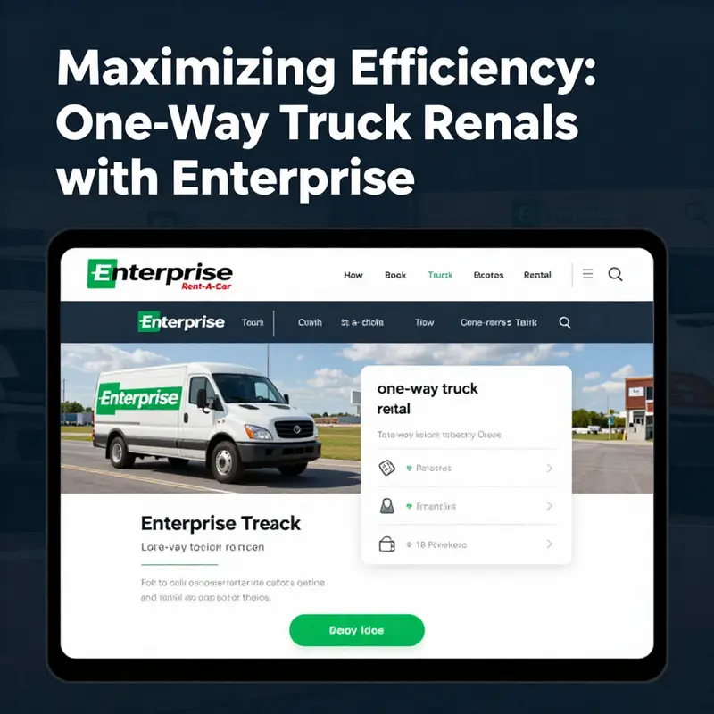 Enterprise offers a variety of one-way truck rental options across many locations.