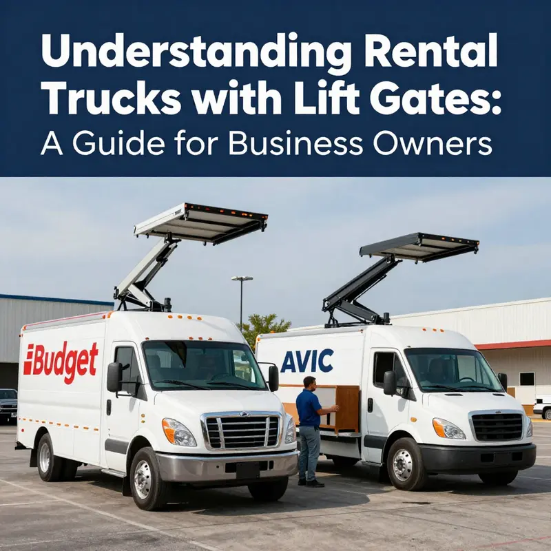 U-Haul trucks equipped with lift gates streamline the loading process for business owners.