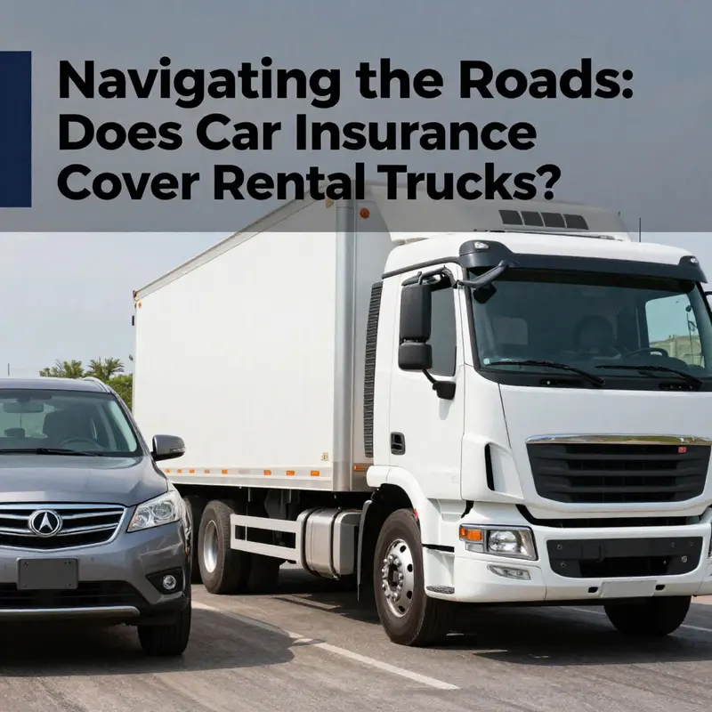 Understanding the nuances of car insurance coverage for rental trucks.