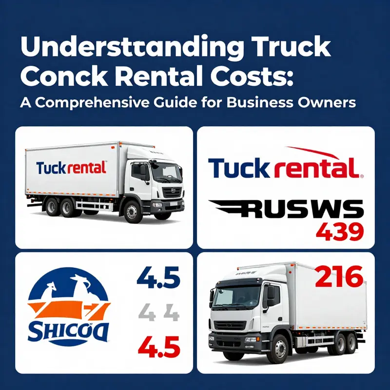 Rates for rental trucks vary, with average costs highlighted.