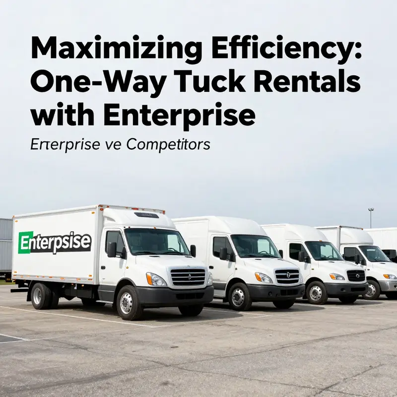 Enterprise offers a variety of one-way truck rental options across many locations.