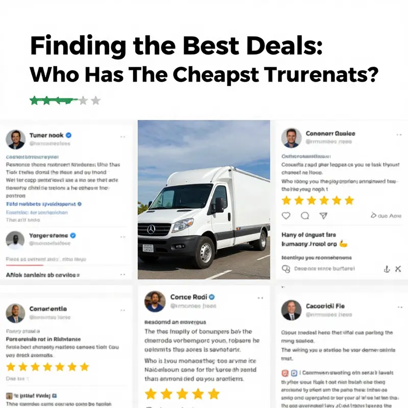 Analysis of truck rental pricing showing comparative data.