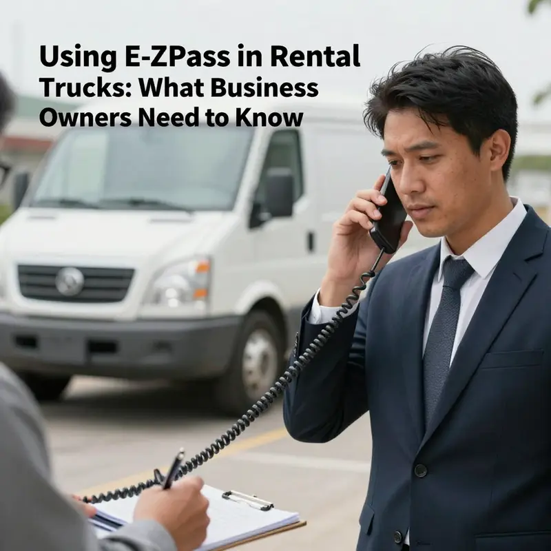 Business owners must verify E-ZPass usage policies before renting a truck.