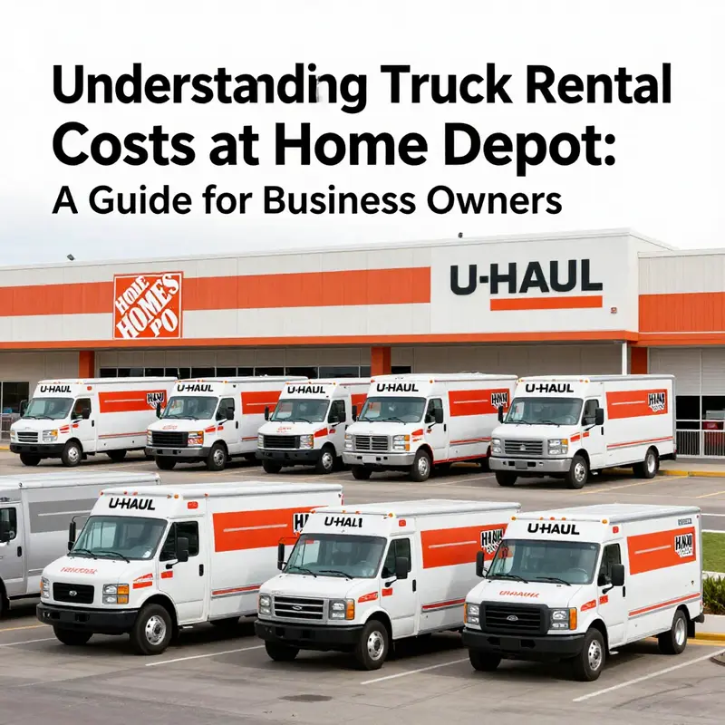 Overview of U-Haul trucks available for rental at Home Depot.