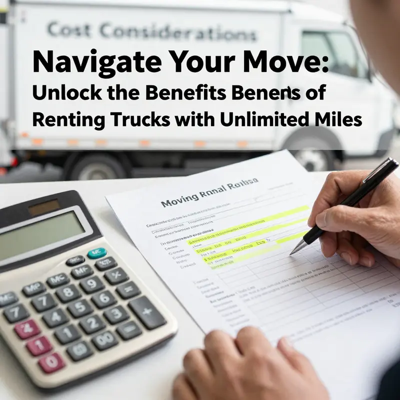 Discover local truck rental centers that offer unlimited mileage options.
