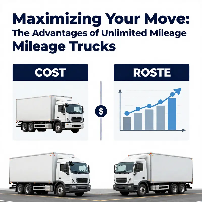 Staff efficiently managing logistics with moving trucks offering unlimited mileage.