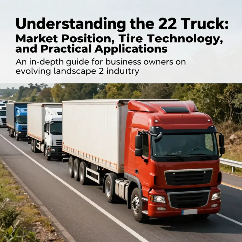 Panoramic view of a highway with various truck models, showcasing the diverse landscape of the trucking industry.