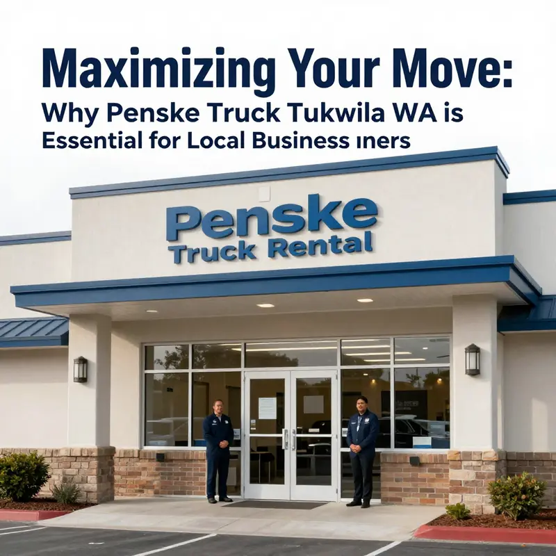 Penske Truck Rental in Tukwila provides a range of services tailored for business relocations.