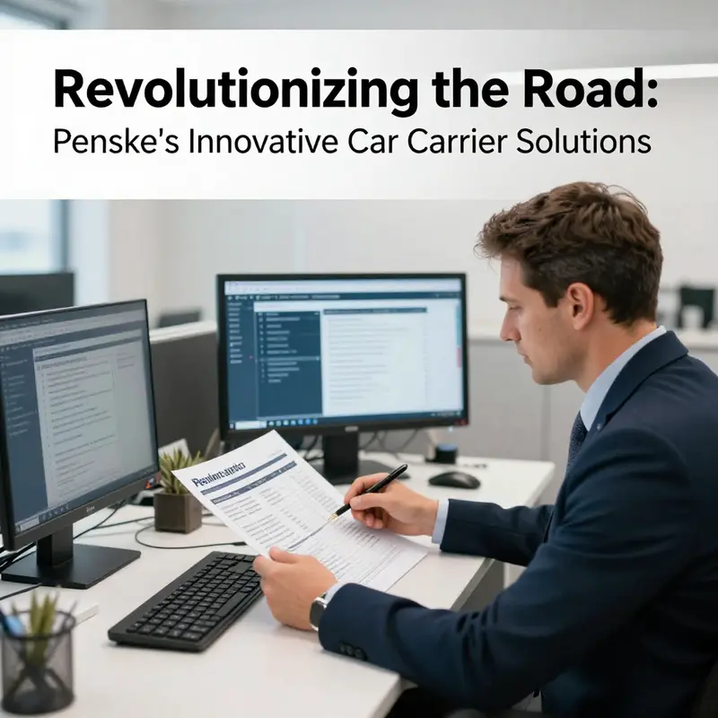 Penske’s Freightliner eCascadia electric truck paired with an nMotion refrigerated trailer, exemplifying innovation in transport logistics.