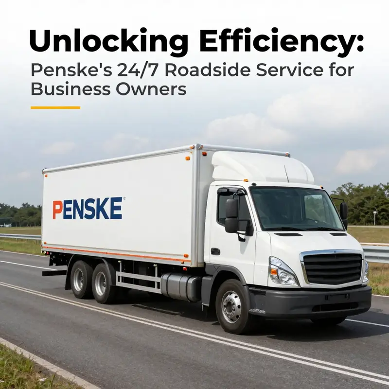 Penske’s roadside assistance service actively supports drivers in emergencies.