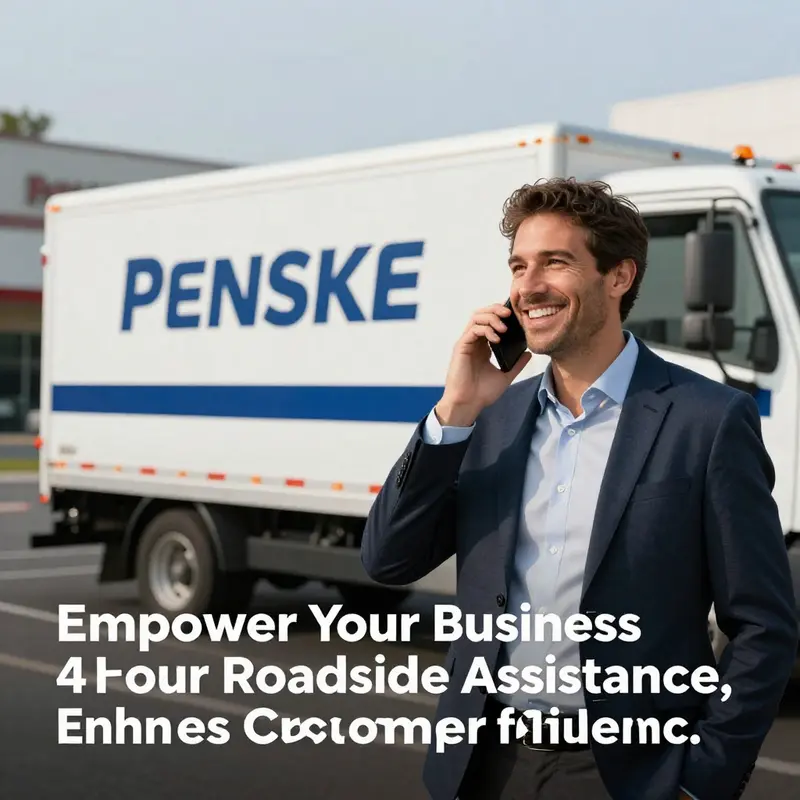 Penske’s dedicated roadside service vehicles are always ready to assist in any situation.