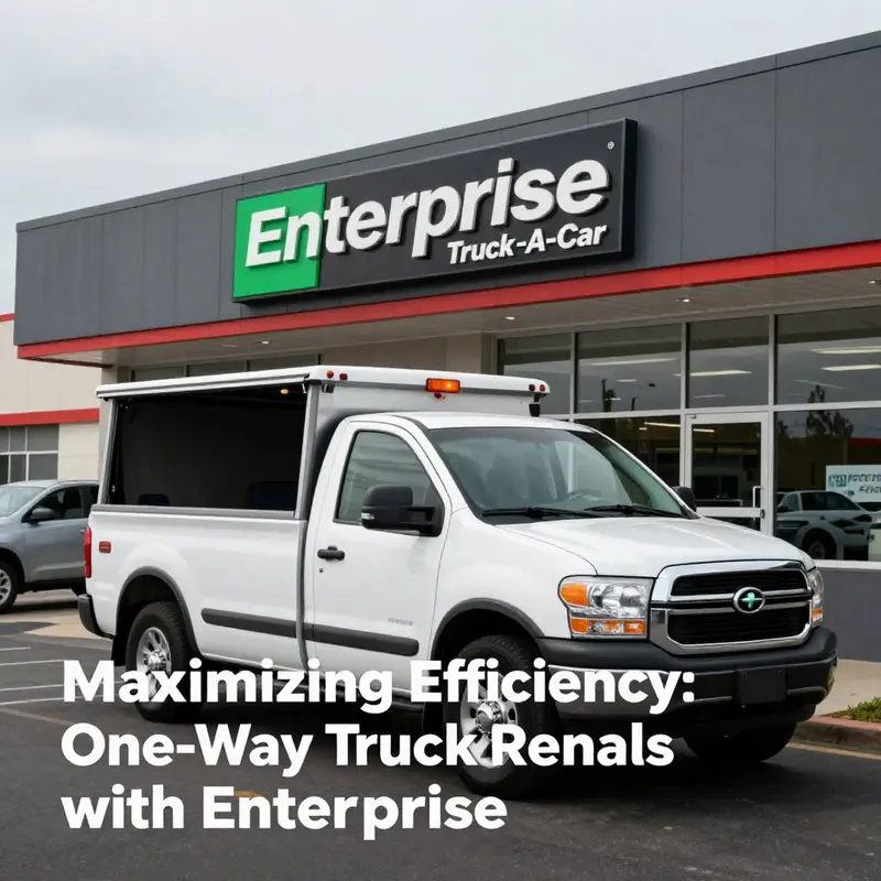 Enterprise offers a variety of one-way truck rental options across many locations.