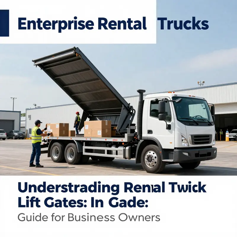 U-Haul trucks equipped with lift gates streamline the loading process for business owners.