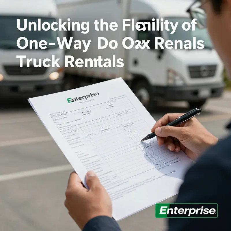 Enterprise truck rentals provide flexibility for business logistics.