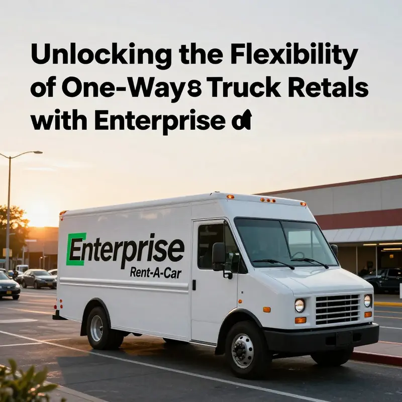 Enterprise truck rentals provide flexibility for business logistics.