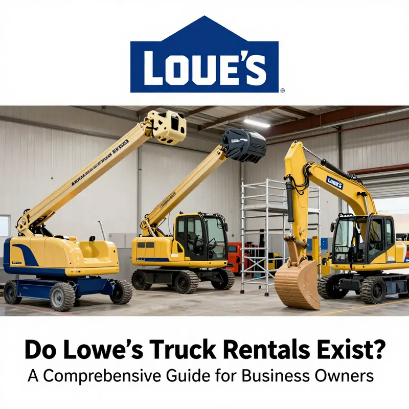 A customer service representative discussing the rental services available at Lowe’s.