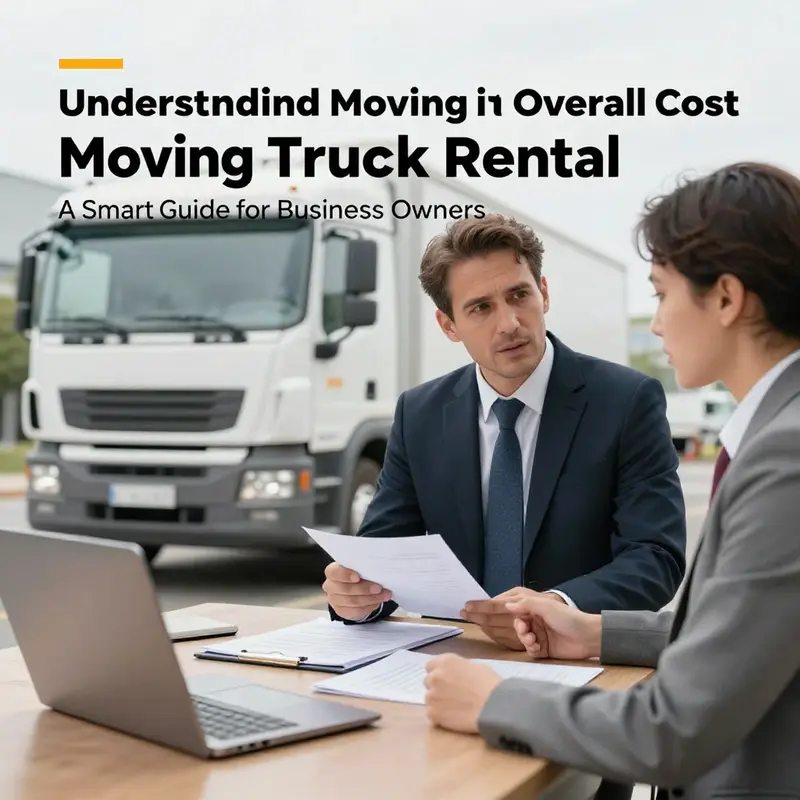 U-Haul truck highlighting affordable rental options for business moves.