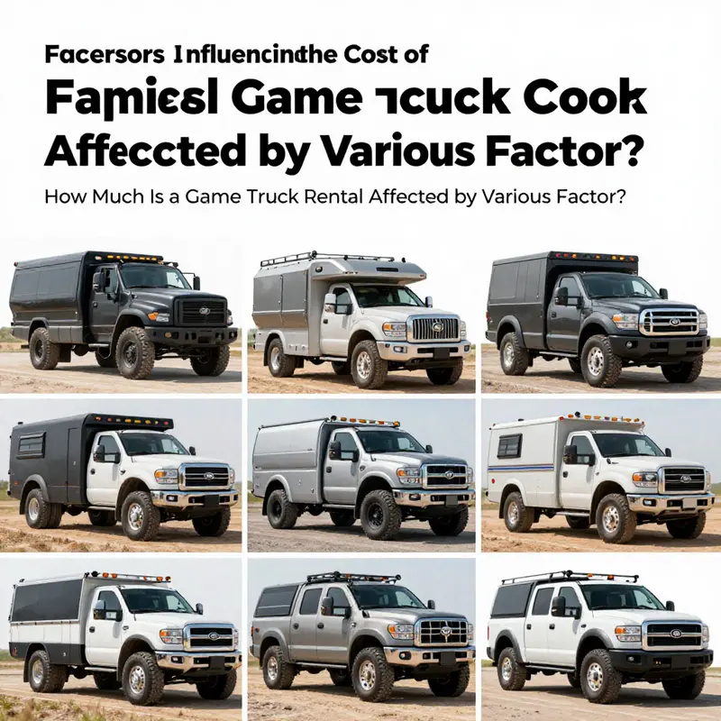 A typical game truck setup available for rental at events, featuring engaging graphics and game consoles.