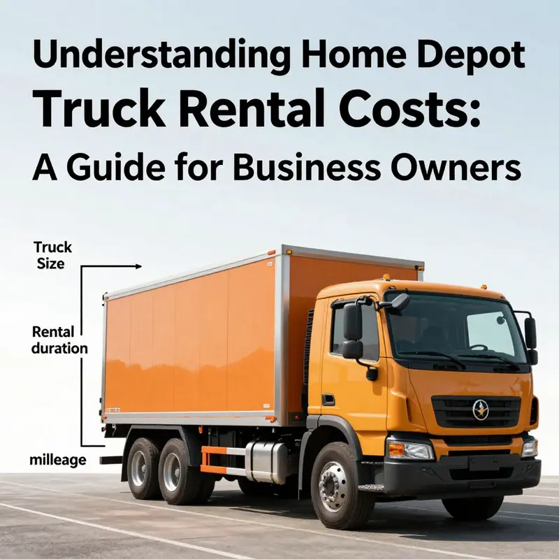 An overview of Home Depot truck rental prices and available models.