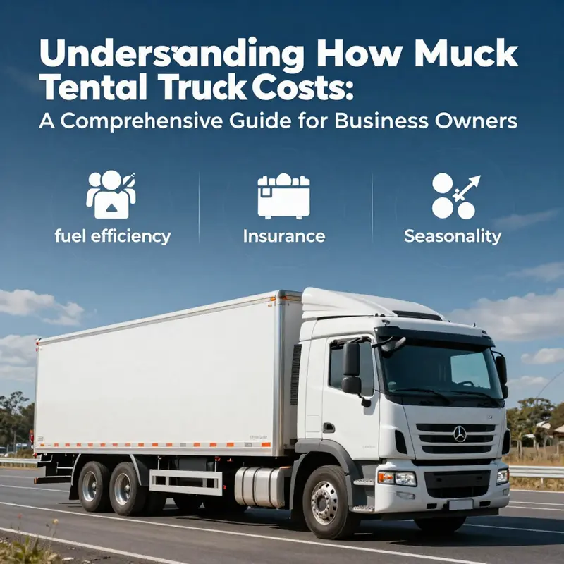 A detailed breakdown of average rental truck costs, emphasizing daily and weekly pricing.