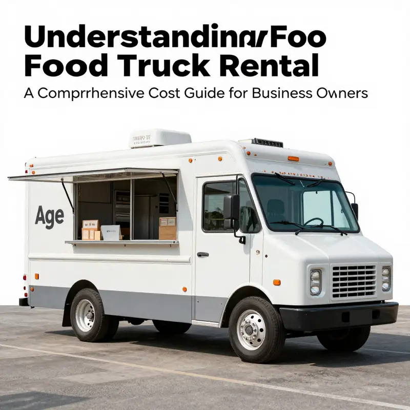 An overview of weekly rental costs for various food trucks.