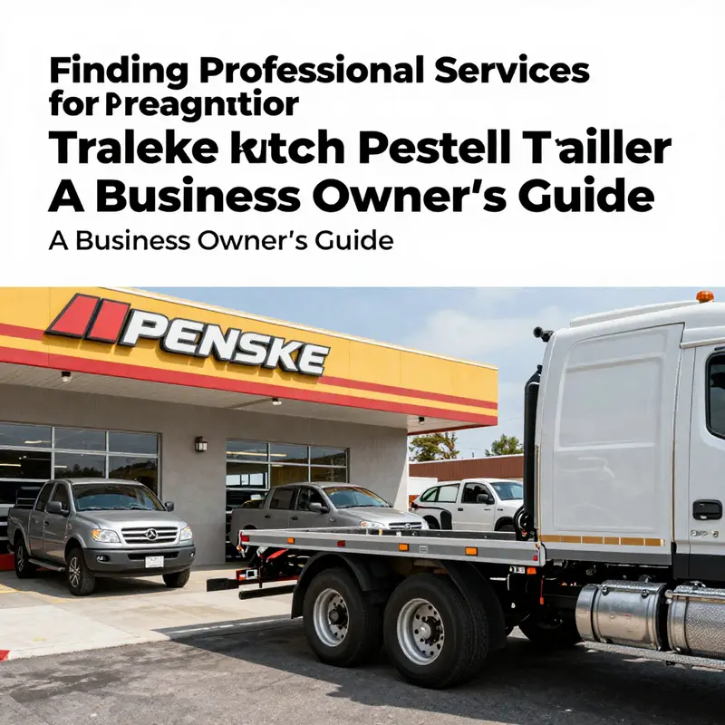 Overview of Penske’s service offerings related to trailer hitches.