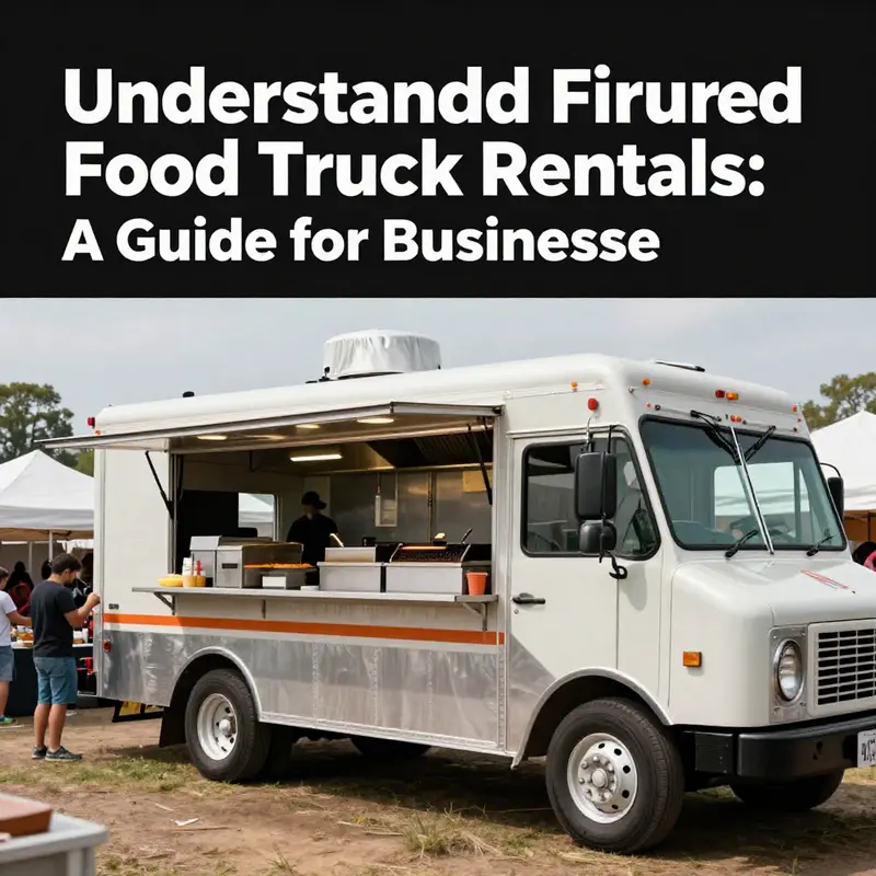 A basic utility food truck, perfect for beginners looking to enter the mobile food business at local markets.