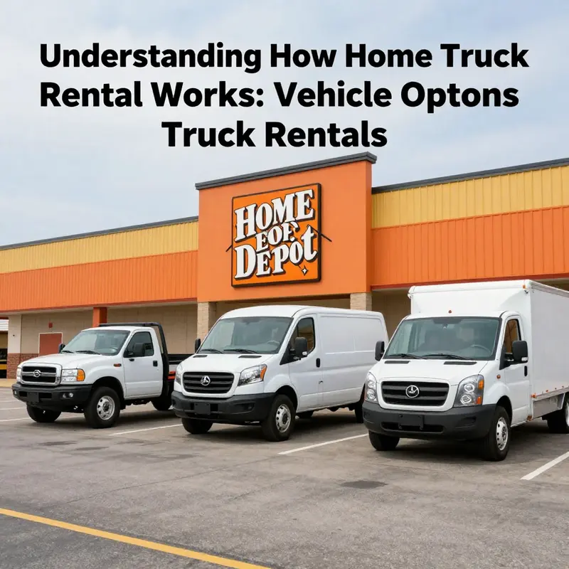 Explore the variety of truck options available at Home Depot to suit different business needs.
