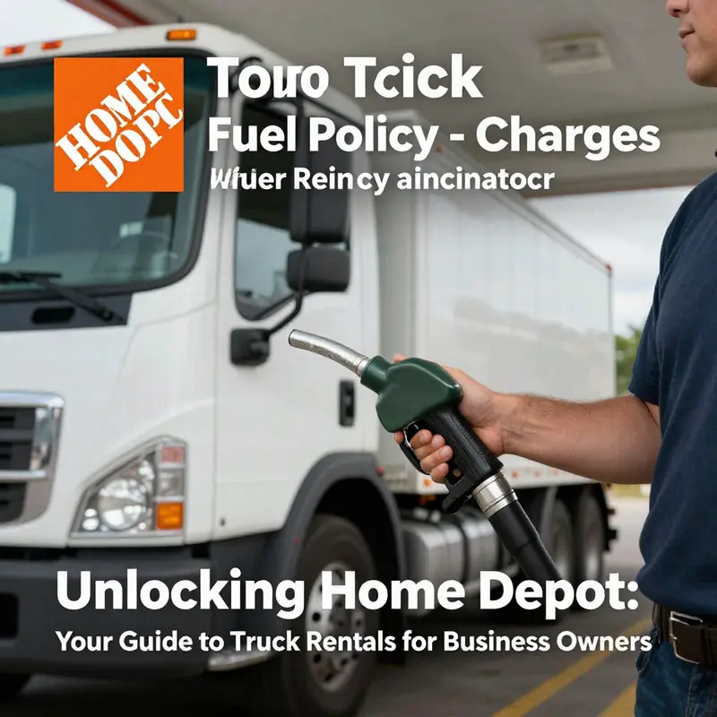 Home Depot provides a dedicated truck rental area for business and DIY enthusiasts.
