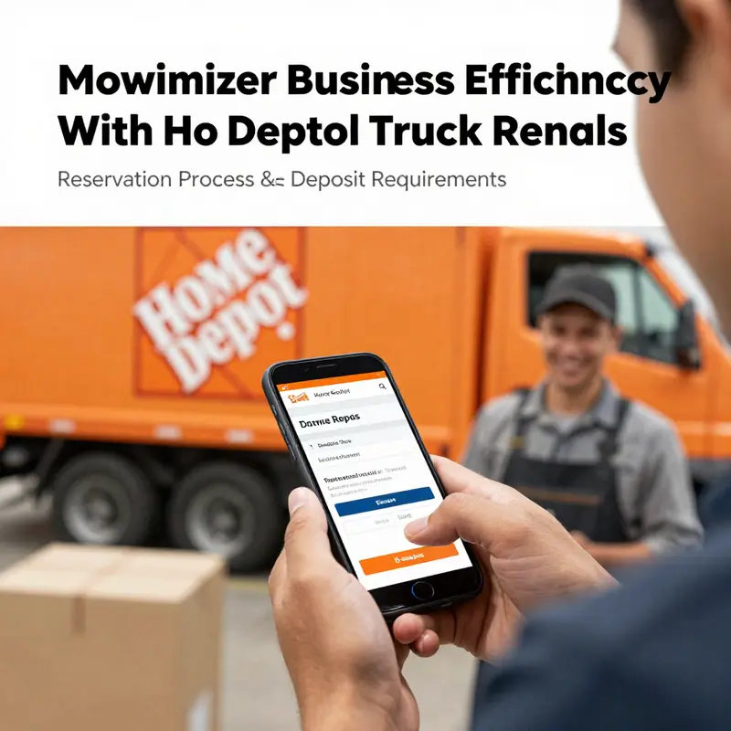 Explore the variety of truck options available at Home Depot to suit different business needs.