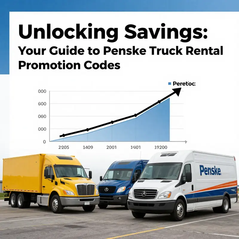 An overview of the current promotional codes offered by Penske Truck Rental.