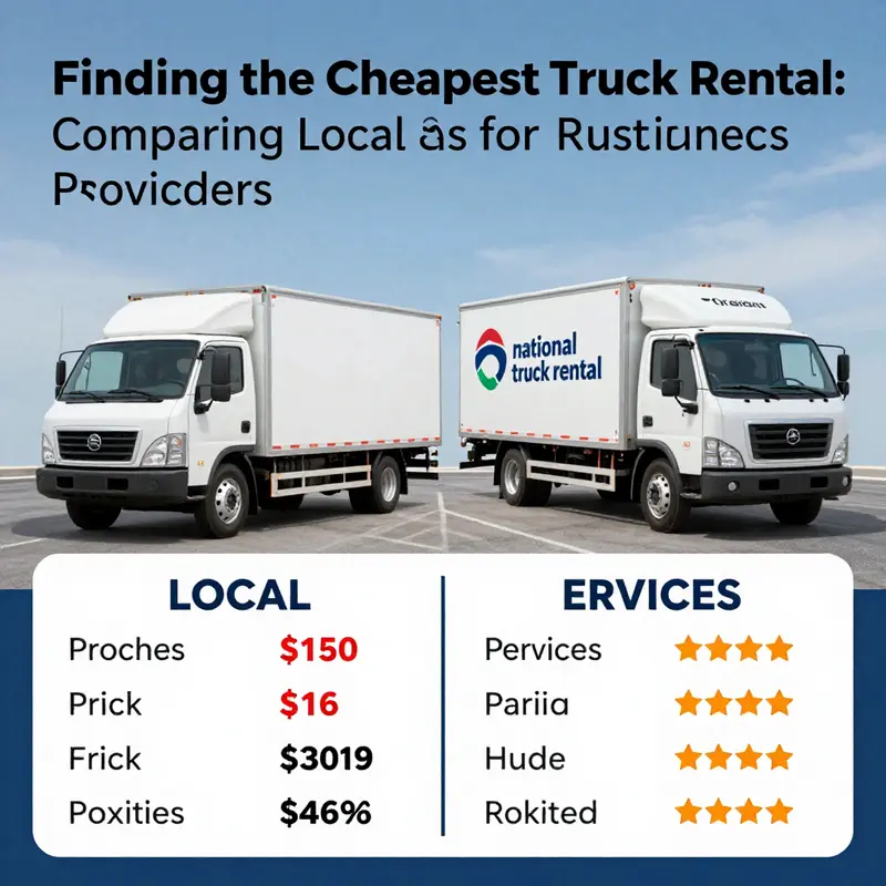 A comprehensive overview of current truck rental options and pricing for business owners.