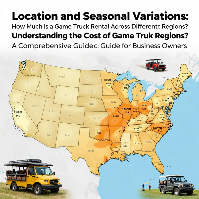 A typical game truck setup available for rental at events, featuring engaging graphics and game consoles.