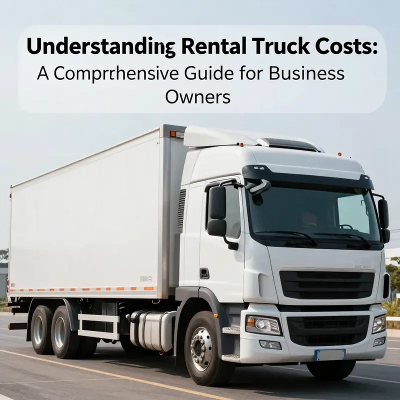 A detailed breakdown of average rental truck costs, emphasizing daily and weekly pricing.