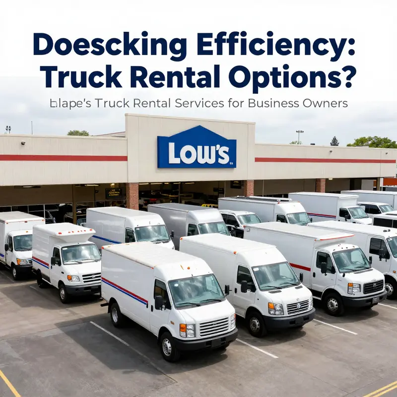 Lowe’s offers a selection of rental trucks for your transportation needs.