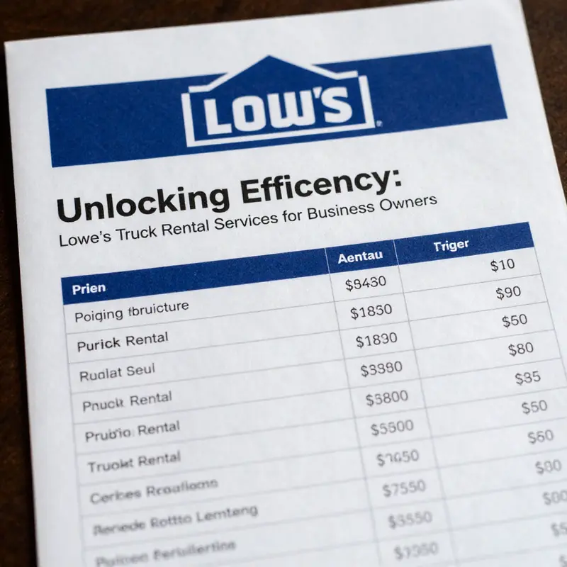 Lowe’s offers a selection of rental trucks for your transportation needs.