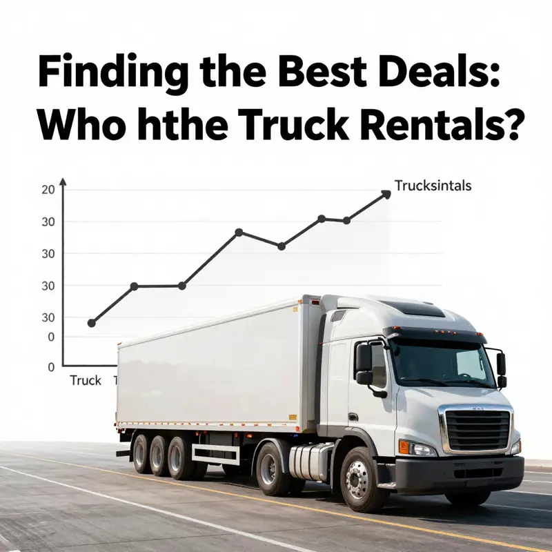 Analysis of truck rental pricing showing comparative data.