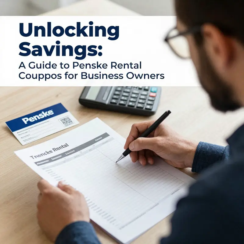 An overview of the various types of Penske rental coupons available for business owners.