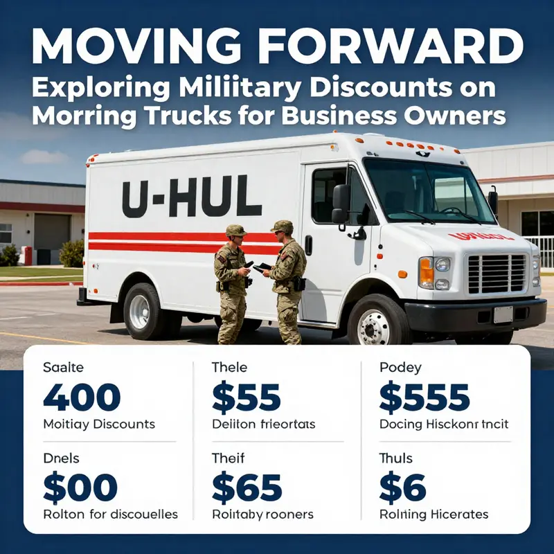 An overview of military discounts on moving trucks highlighting available offers.