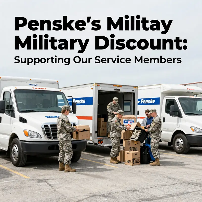 Penske supports military families with special discounts, showcasing their commitment.