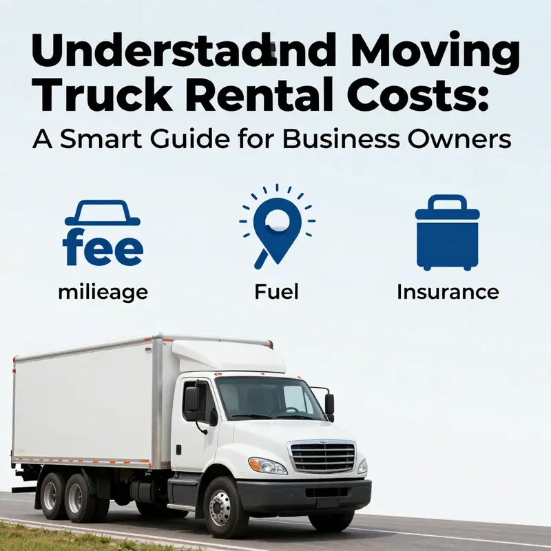 U-Haul truck highlighting affordable rental options for business moves.
