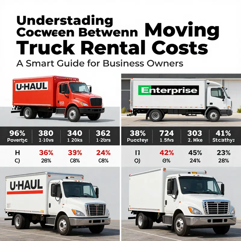U-Haul truck highlighting affordable rental options for business moves.