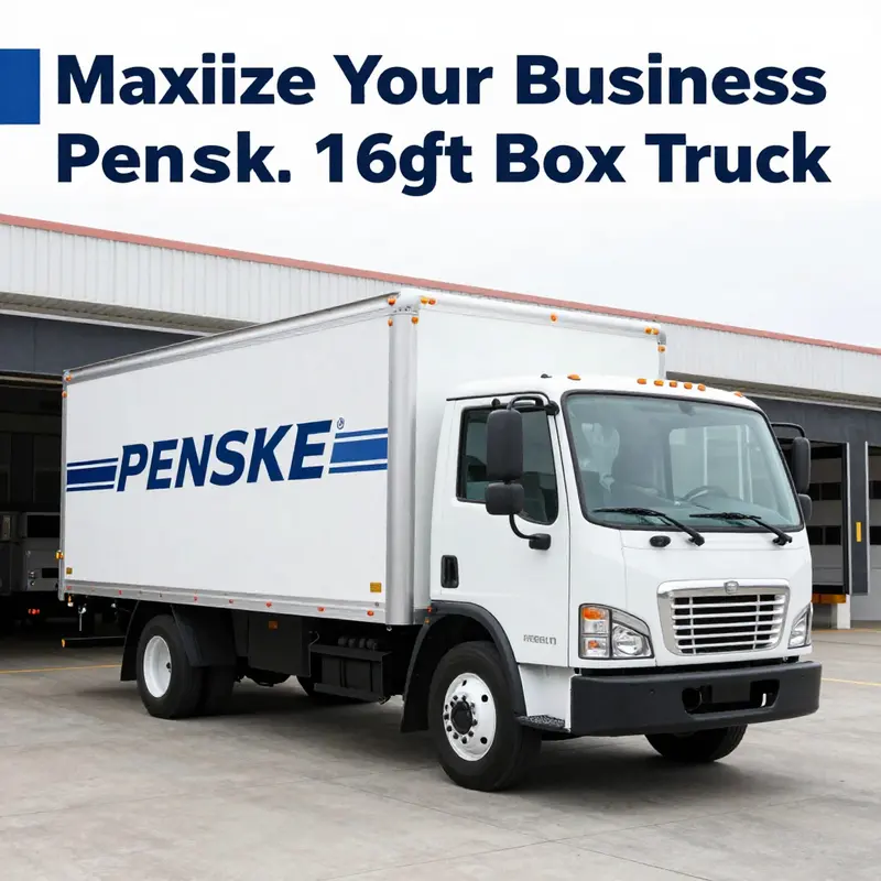 Overview of the Penske 16ft box truck highlighting its effective specifications and features designed for businesses.