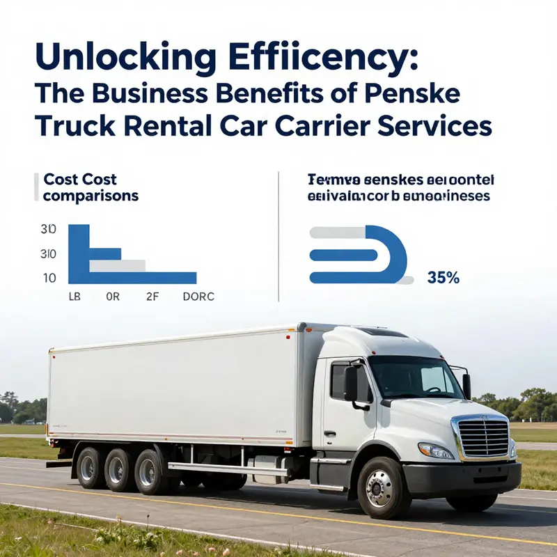 Penske’s fleet of specialized car carriers ready for efficient vehicle transportation.