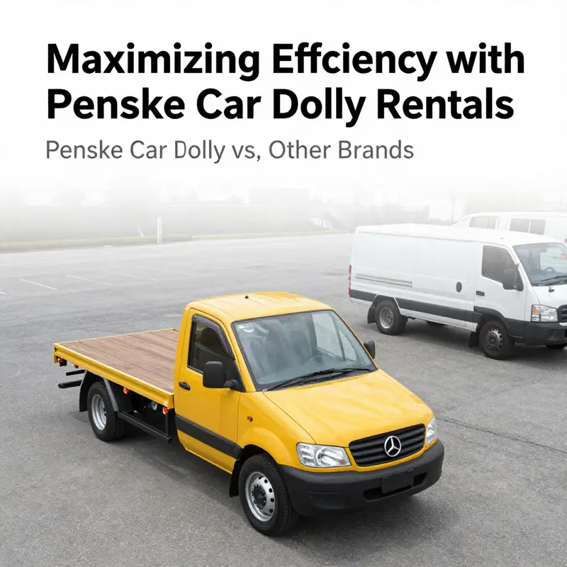 Overview of rental options available for the Penske car dolly.